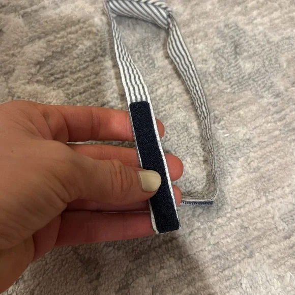 Striped Gray Tie for your little boy ❤️ - Picture 3 of 3